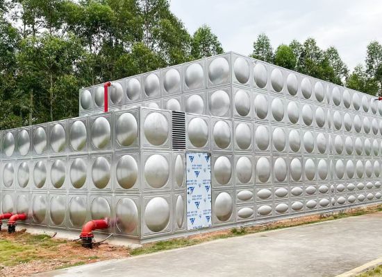 貴港南方電網-箱泵一體化消防不銹鋼水箱